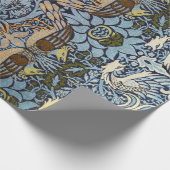 Peacock en Dragon, William Morris Cadeaupapier (Hoek)