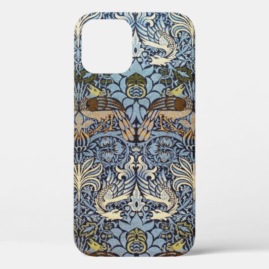 Peacock en Dragon, William Morris Case-Mate iPhone Case (Achterkant)