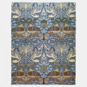 Peacock en Dragon, William Morris Fleece Deken (Voorkant)