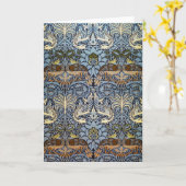 Peacock en Dragon, William Morris Kaart (Gele Bloem)