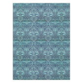 Peacock en Dragon William Morris Navy Blue Floral Tafelkleed (Voorkant)