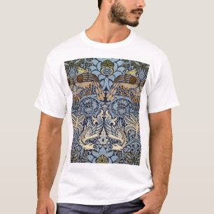 Peacock en Dragon, William Morris T-shirt