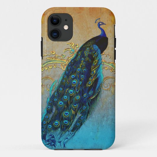 Peacock en Filigree Case-Mate iPhone Case (Achterkant)