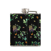 Peacock en Floral Heupfles (Achterkant)