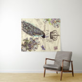 Peacock en iris wandkleed (In Situ (horizontaal))