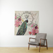 Peacock- en lentbloemen wandkleed (In situ)