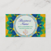 Peacock Energy New age Holistic Visitekaartje (Achterkant)