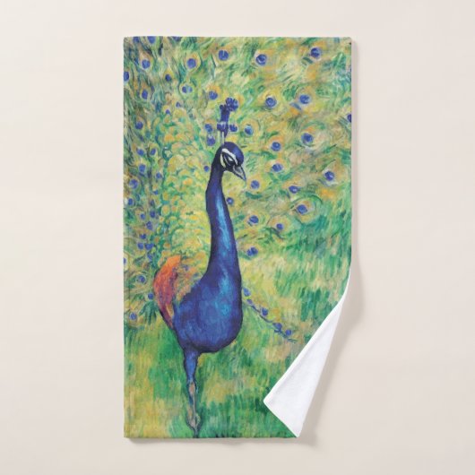 Peacock - Ensemble de serviettes de bain (Serviette à main)