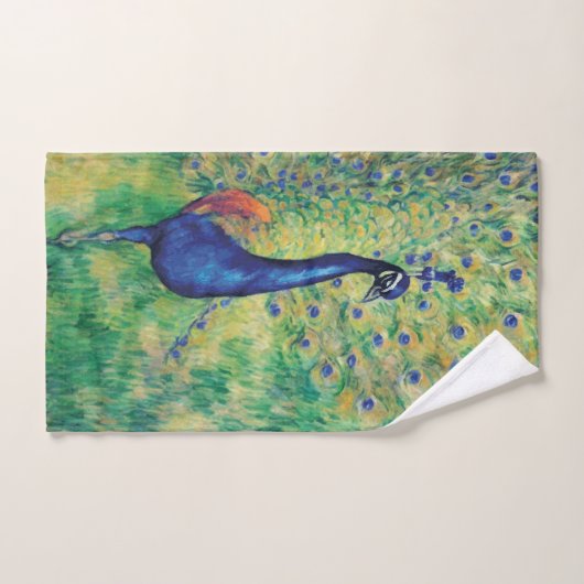 Peacock - Ensemble de serviettes de bain (Serviette à main)