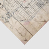 Peacock Ephemera Decoupage Paper right Tissuepapier (Detail)