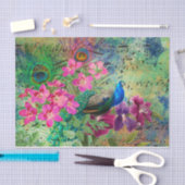 Peacock Ephemera Tissuepapier (Craft)