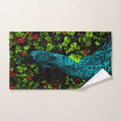 Peacock et Butterfly de style Art nouveau néerland (Serviette à main)