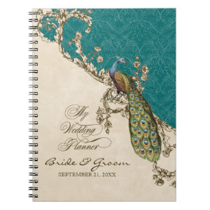  Peacock & Etchings Wedding Planner Journal Notitieboek