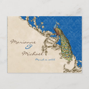  Peacock & Etsen RSVP Response Briefkaart