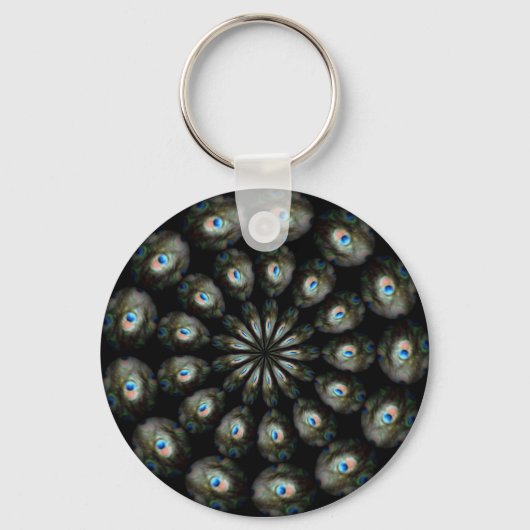 Peacock Eye Sleutelhanger (Voorkant)