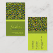 Peacock Fabulous Visitekaartje (Voorkant / Achterkant)