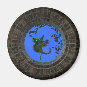 Peacock Fairy Dragon Magneet