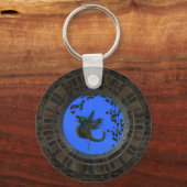 Peacock Fairy Dragon Sleutelhanger (Voorkant)