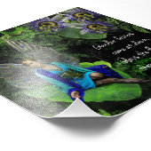 Peacock Fairy "Garden Fairy" Devis Photo Imprimer (Coin)