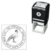 Peacock Family Stamp - Regal Radiance Zelfinktende Stempel (In situ)