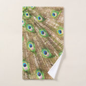 PEACOCK FANCY FEATHERS #2 (Serviette à main)