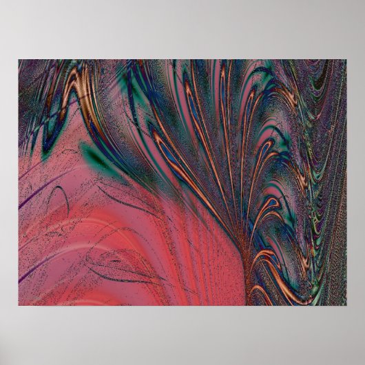 PEACOCK FANTASY POSTER (Voorkant)