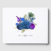 Peacock Fantasy Quinceañera Gastenboek (Achterkant)