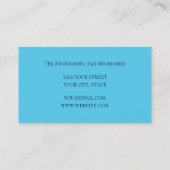 Peacock Fantasy Visitekaartje Set 1112 (Achterkant)