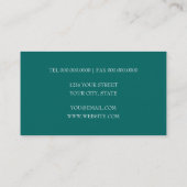 Peacock Fantasy Visitekaartje Set 1114 (Achterkant)