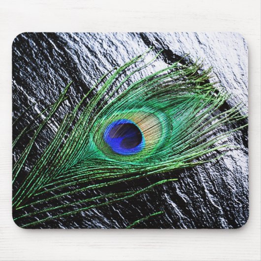 Peacock Feather 1 Muismatten (Voorkant)