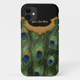 Peacock Feather - Aanpassen iPhone 11 Hoesje
