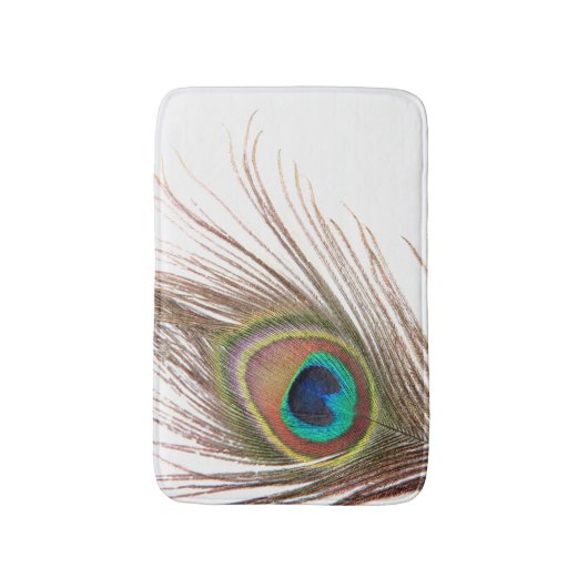 Peacock Feather Bath Mat (Voorkant Verticaal)