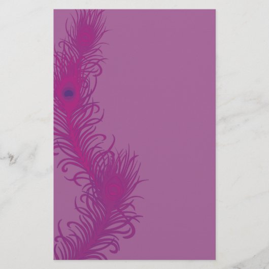 Peacock Feather Briefpapier (Voorkant)