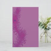 Peacock Feather Briefpapier (Staand voorkant)