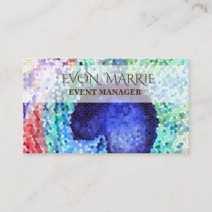 Peacock Feather Business Card Visitekaartje