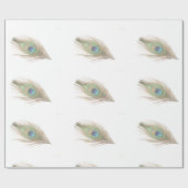Peacock Feather Cadeaupapier (Vlak)