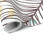 Peacock Feather Cadeaupapier (Rol Hoek)