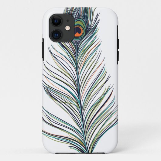 Peacock Feather Case-Mate iPhone Case (Achterkant)