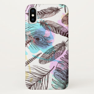 Peacock Feather iPhone X Hoesje