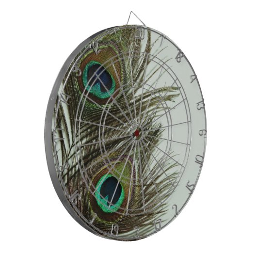Peacock Feather Dart Board Dartbord (Voorkant Links)