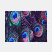 Peacock Feather Deurmat (Voorkant)