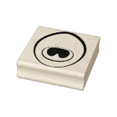 Peacock Feather Eye Stamp Rubberstempel (Stempel)