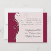 Peacock Feather in Swirls - Weddenschap Kaart (Voorkant)