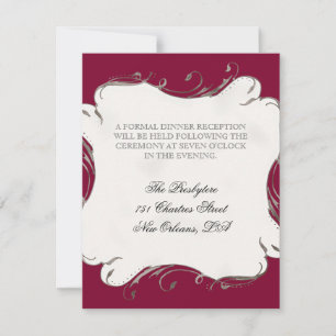 Peacock Feather in Swirls - Weddenschap Kaart