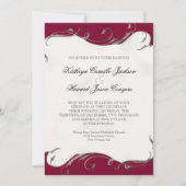 Peacock Feather in Swirls - Weddenschap Kaart (Voorkant)