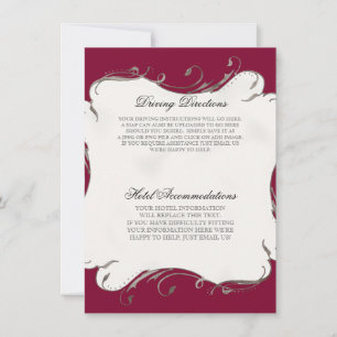 Peacock Feather in Swirls - Weddenschap Kaart