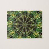 Peacock Feather Kaleidoscoop 2 Legpuzzel (Horizontaal)