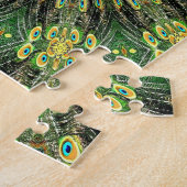 Peacock Feather Kaleidoscoop 2 Legpuzzel (Zijkant)