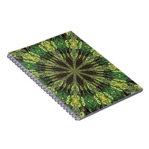 Peacock Feather Kaleidoscoop 2 Notitieboek