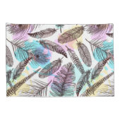 Peacock Feather Kussensloop (Achterkant-Rechts)